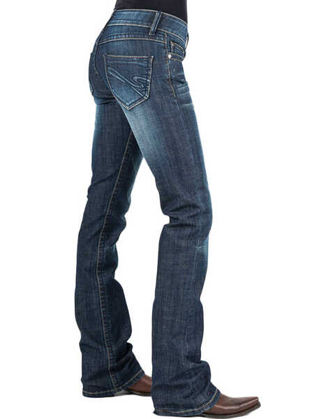 Stetson Women's Hollywood Bootcut Jeans, Blue, hi-res