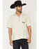 Image #2 - Coors Men's Boot Barn Exclusive Coors Short Sleeve Button-Down Shirt, Natural, hi-res