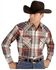 Ely Walker Men's Assorted Long Sleeve Western Shirt - Big & Tall, Plaid, hi-res