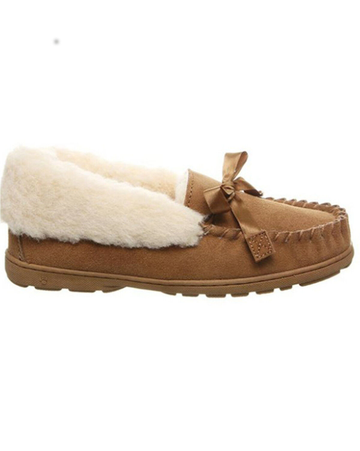 Image #2 - Bearpaw Women's Indio Casual Slippers - Moc Toe, Brown, hi-res