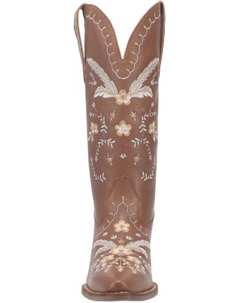 Image #4 - Dingo Women's Full Bloom Western Boots - Medium Toe, Brown, hi-res