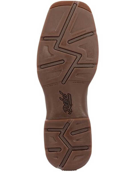 Image #7 - Durango Men's Mexico Flag Western Performance Boots - Steel Toe, Sand, hi-res