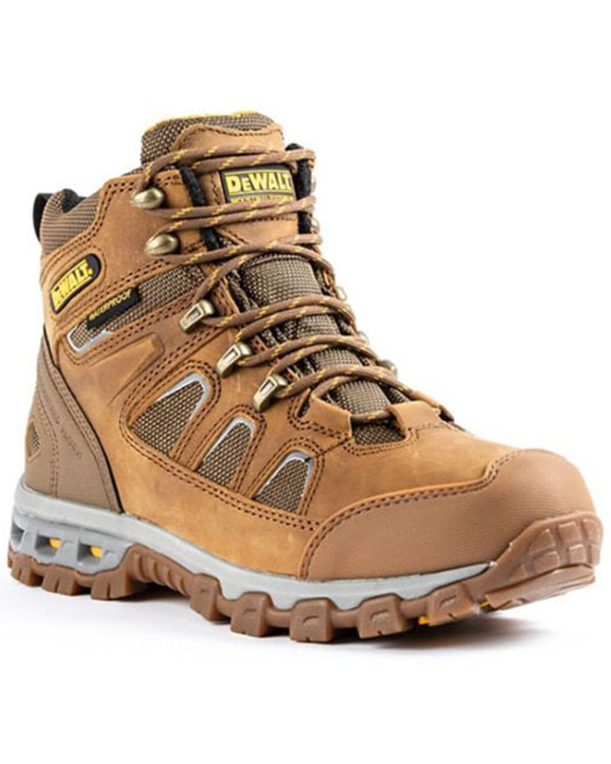 Image #1 - DeWalt Men's Grader Waterproof Work Boots - Soft Toe, Wheat, hi-res