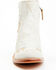Image #4 - Shyanne Women's Carine Crackadela Floral Western Fashion Booties - Round Toe , White, hi-res
