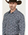 Image #2 - Cody James Men's Refresh Paisley Print Long Sleeve Snap Western Shirt , Red, hi-res