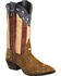 Image #1 - Laredo Women's Keyes Stars & Stripes Western Boots - Snip Toe, Tan, hi-res