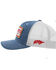 Image #4 - Hooey Men's Cactus Ropes Patch Denim Trucker Cap, Indigo, hi-res