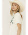 Image #2 - Blended Women's Howdy Cowboy Short Sleeve Graphic Tee, Cream, hi-res
