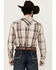 Image #4 - Cody James Men's Pay Day Plaid Print Long Sleeve Snap Western Shirt , Tan, hi-res