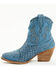Image #3 - Very G Women's Show Off Fashion Booties - Round Toe, Blue, hi-res