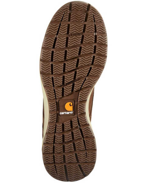 Image #6 - Carhartt Men's Brown Lightweight Work Shoes - Nano Composite Toe, Brown, hi-res