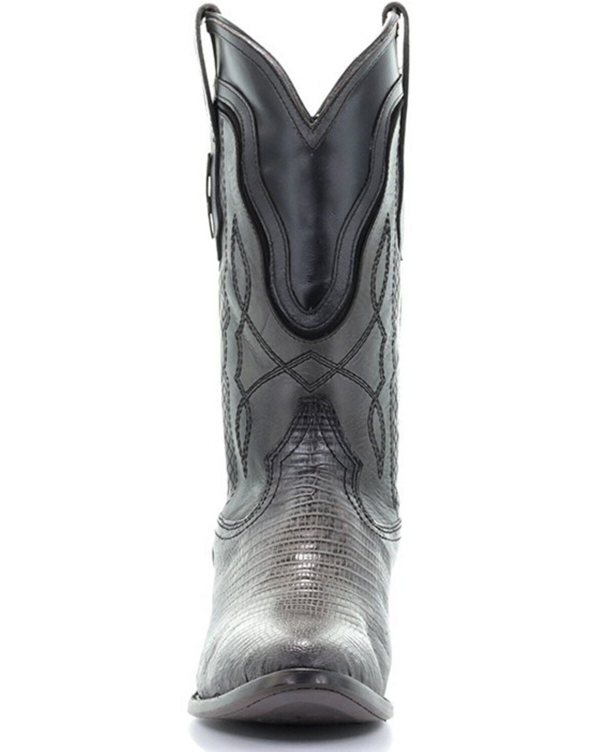Image #5 - Corral Men's Grey Lizard Teju Embroidered Exotic Boots - Round Toe, , hi-res