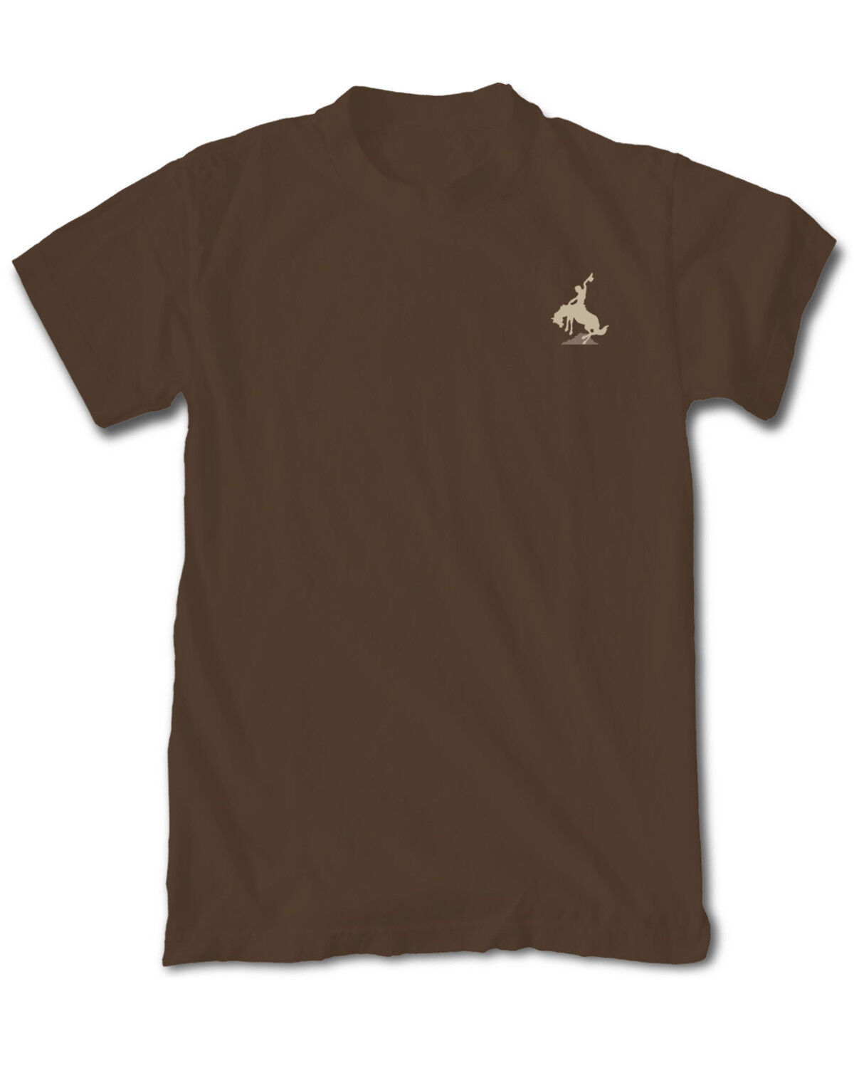 Image #1 - Riot Society Boys' Bucking Bronco Embroidered Short Sleeve T-Shirt, Brown, hi-res