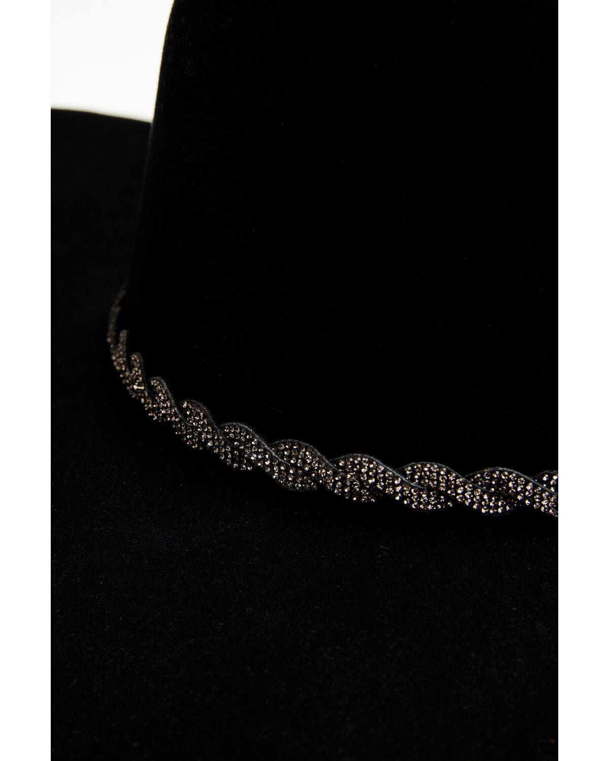 Image #2 - Shyanne Women's Rhinestone Hatband, Black, hi-res