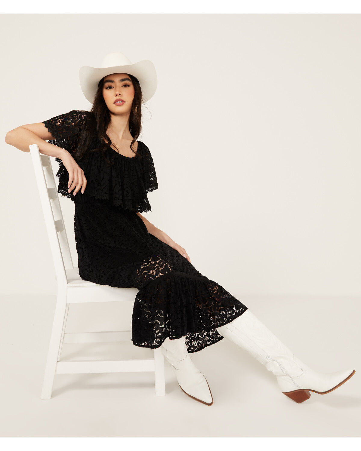 Image #1 - Beyond The Radar Women's Short Sleeve Midi Dress, , hi-res