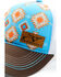 Image #2 - RopeSmart Women's LDS Turquoise Southwestern Print Mesh-Back Ball Cap, Turquoise, hi-res