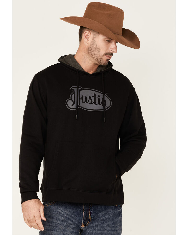 Wohali Men's Charleston Fleece Hooded Sweatshirt, Black, hi-res