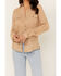 Image #3 - Wild Moss Women's Eyelet Long Sleeve Button-Down Shirt , Mustard, hi-res