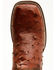 Image #6 - Cody James Men's Brandy Genuine Ostrich Exotic Western Boots - Broad Square Toe, Red, hi-res
