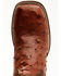 Image #6 - Cody James Men's Brandy Genuine Ostrich Exotic Western Boots - Broad Square Toe , Red, hi-res