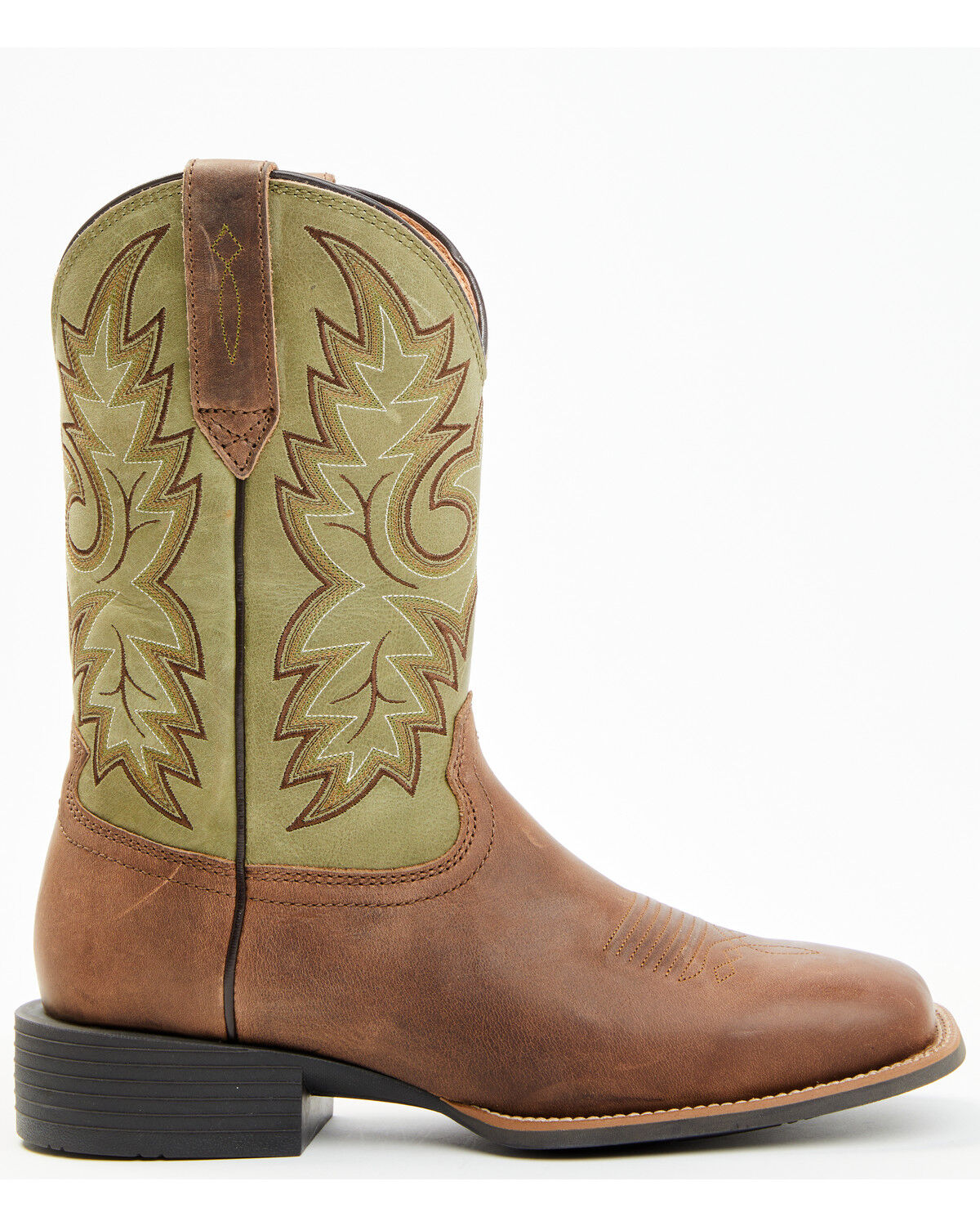 Image #2 - Cody James Men's Badge Xero Gravity™ Western Boots - Broad Square Toe, Brown, hi-res