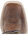 Image #6 - Smoky Mountain Little Girls' Sadie Western Boots - Broad Square Toe, Brown, hi-res