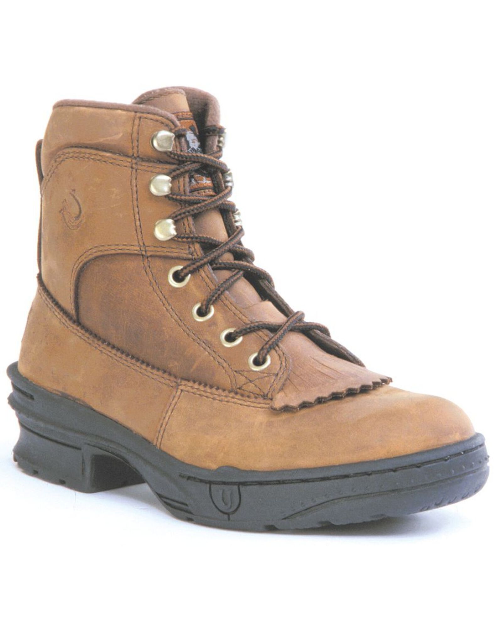 Roper Women s Crossrider Lace Up HorseShoes Round Toe Sheplers