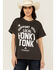 Image #1 - Girl Dangerous Women's Honky Tonk Short Sleeve Graphic Tee, Grey, hi-res