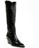 Image #1 - Wonderwest Women's Estilo Tall Western Boots - Snip Toe, Black, hi-res
