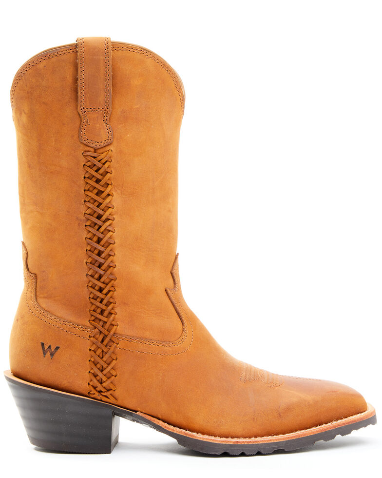 Wrangler Footwear Women's Classic Western Boots - Square Toe, Brown, hi-res