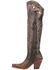 Image #3 - Dan Post Women's Kommotion Leather Boots - Snip Toe, Chocolate, hi-res