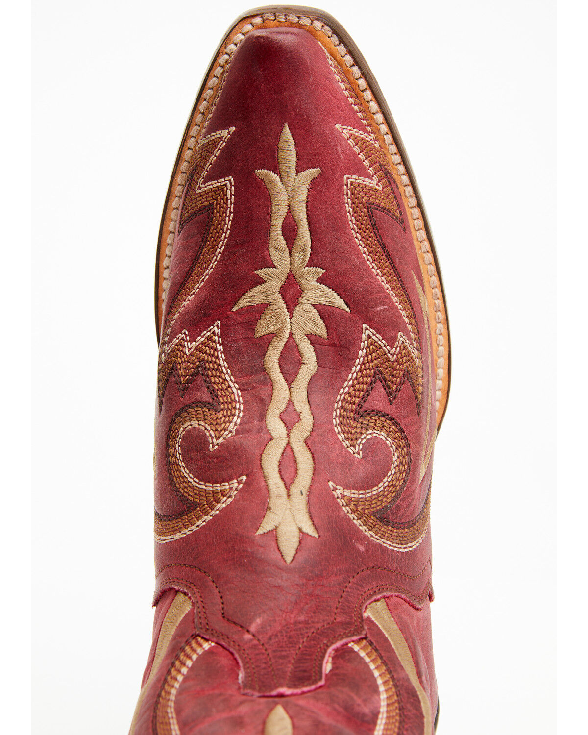 Image #6 - Dan Post Women's 16" Triad Silvie Tall Western Boots - Snip Toe, Wine, hi-res