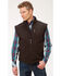 Image #1 - Roper Men's Concealed Carry Softshell Vest, Black, hi-res