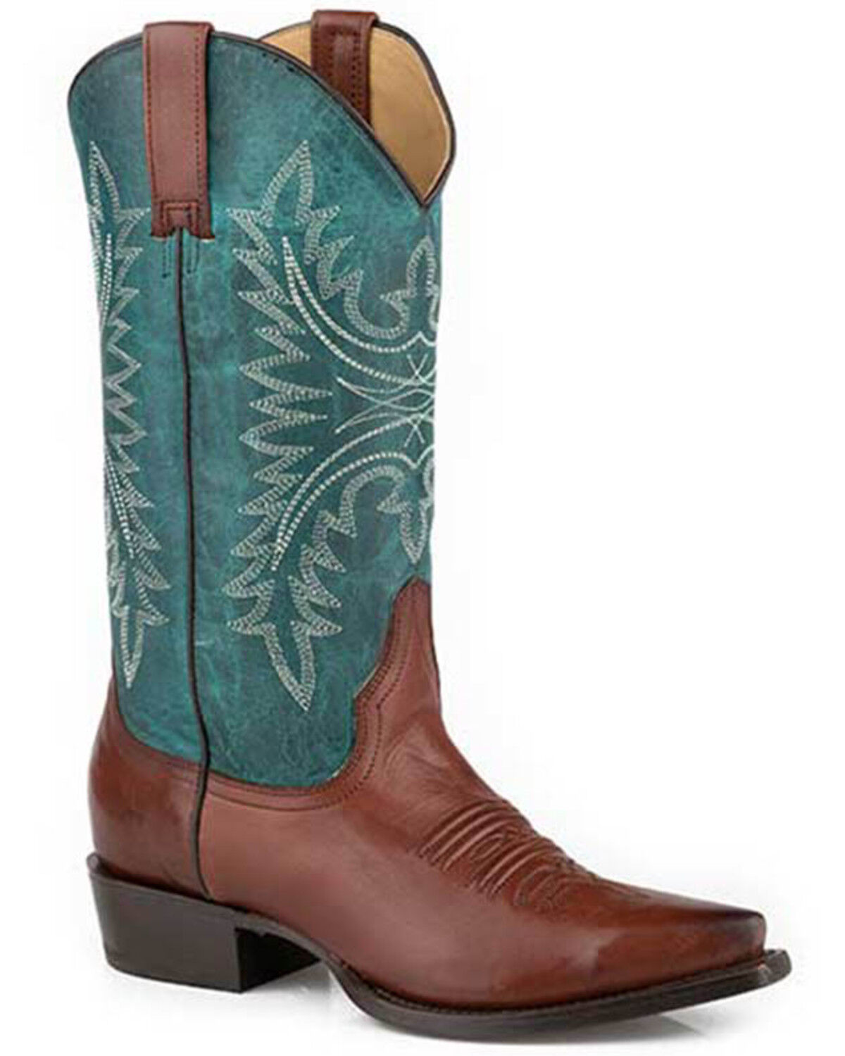 Image #1 - Stetson Women's Freya Western Boots - Snip Toe, Brown, hi-res