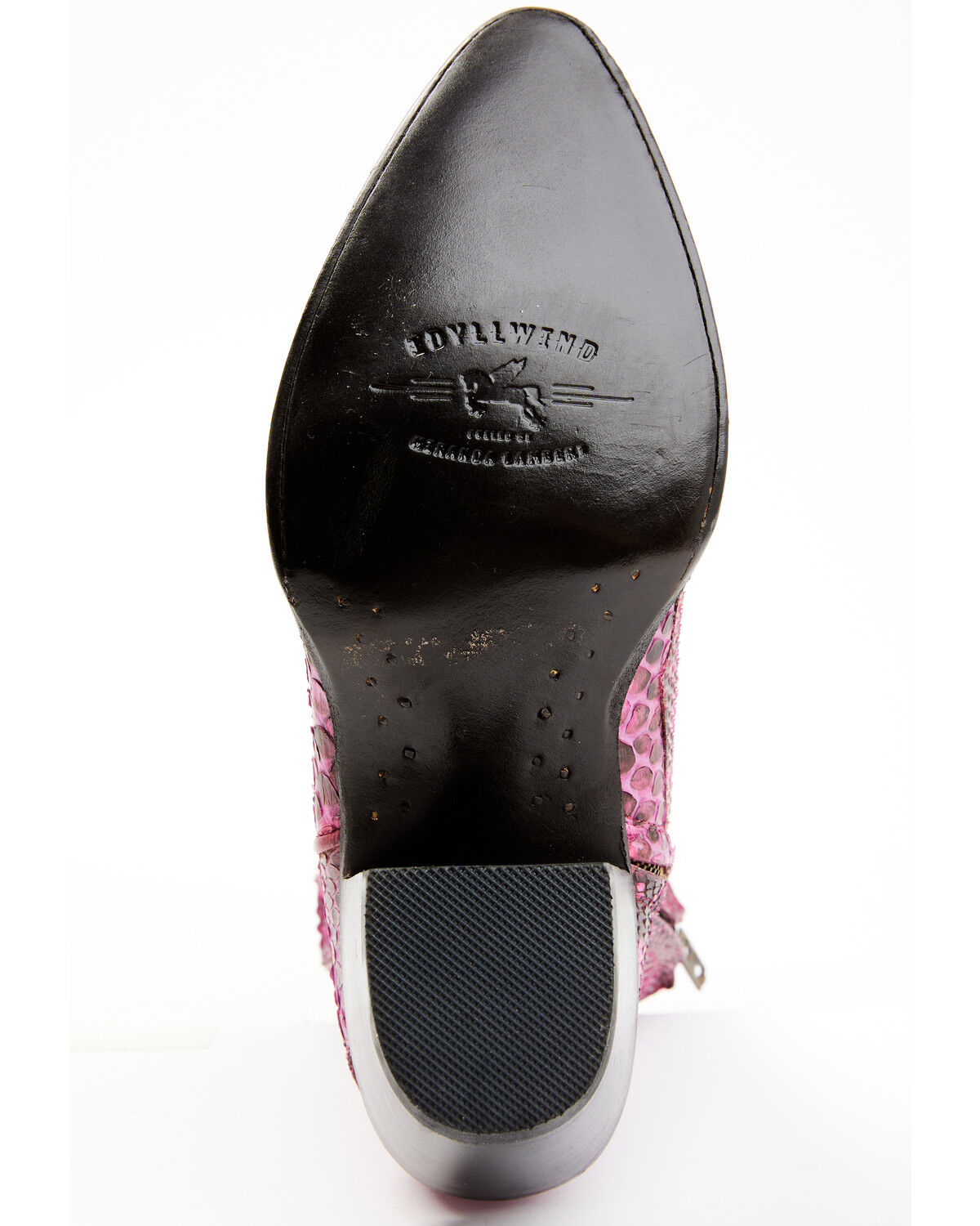 Image #7 - Idyllwind Women's Badass Exotic Python Western Booties - Round Toe, Pink, hi-res