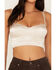 Image #3 - Shyanne Women's Bustier Corset Crop Top, Sand, hi-res