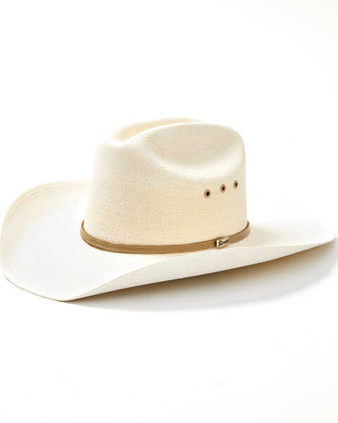 Atwood Hat Co Men's 7X Natural Marfa Western Palm Straw Hat , Natural, hi-res