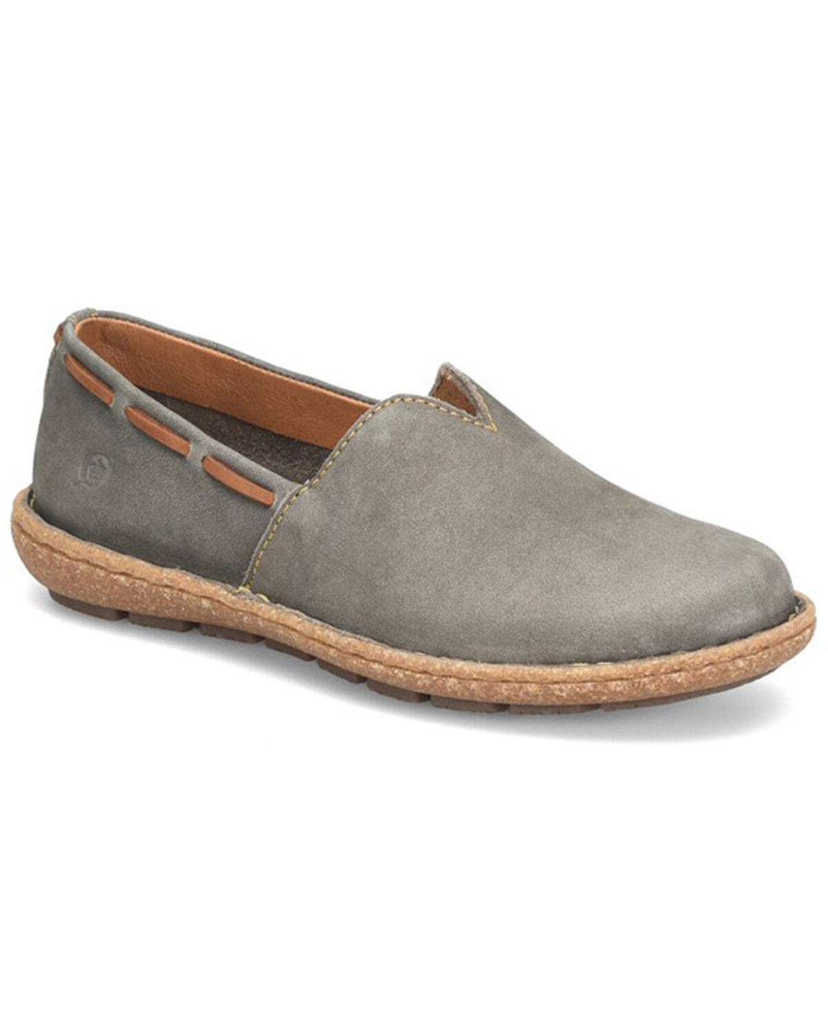 Image #1 - Born Women's Naya Slip-On Casual Shoes - Round Toe, Grey, hi-res