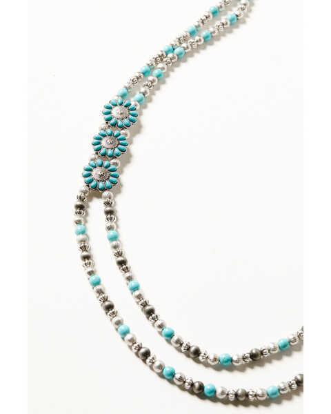 Image #2 - Shyanne Women's Desert Charm Double Beaded Necklace, Silver, hi-res