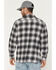Image #4 - Levi's Men's Scottie Plaid Print Long Sleeve Button-Down Flannel Shirt, Charcoal, hi-res
