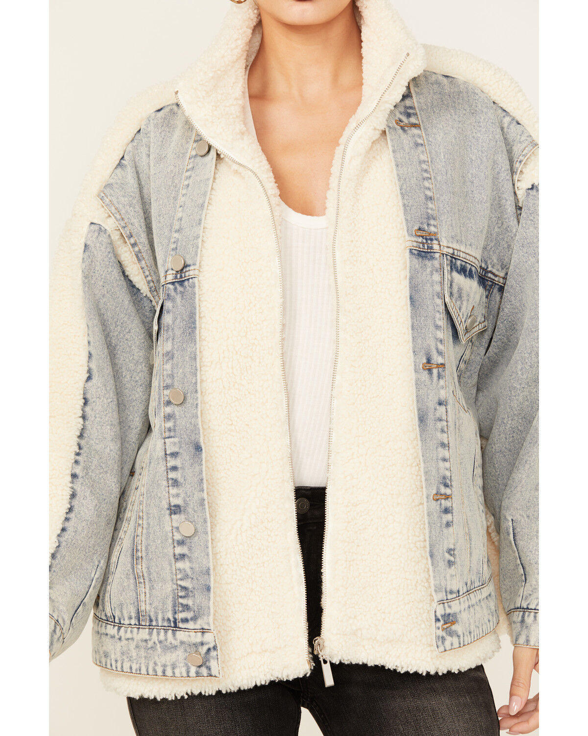 Image #3 - BLANKNYC Women's Candy Land Jacket, Light Wash, hi-res