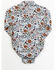 Image #3 - Shyanne Infant Girls' Ditsy Print Long Sleeve Printed Onesie, Ivory, hi-res