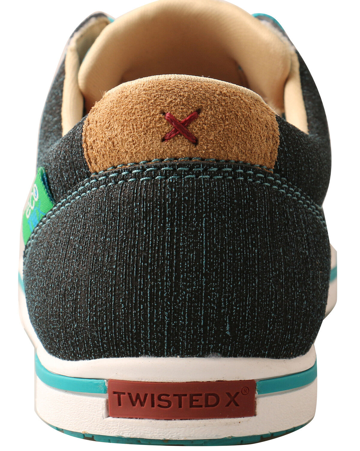 Image #4 - Twisted X Women's Dark Teal Casual Shoes - Moc Toe, Teal, hi-res