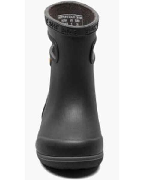Image #3 - Bogs Boys' Skipper II Solid Rain Boots - Round Toe, Black, hi-res