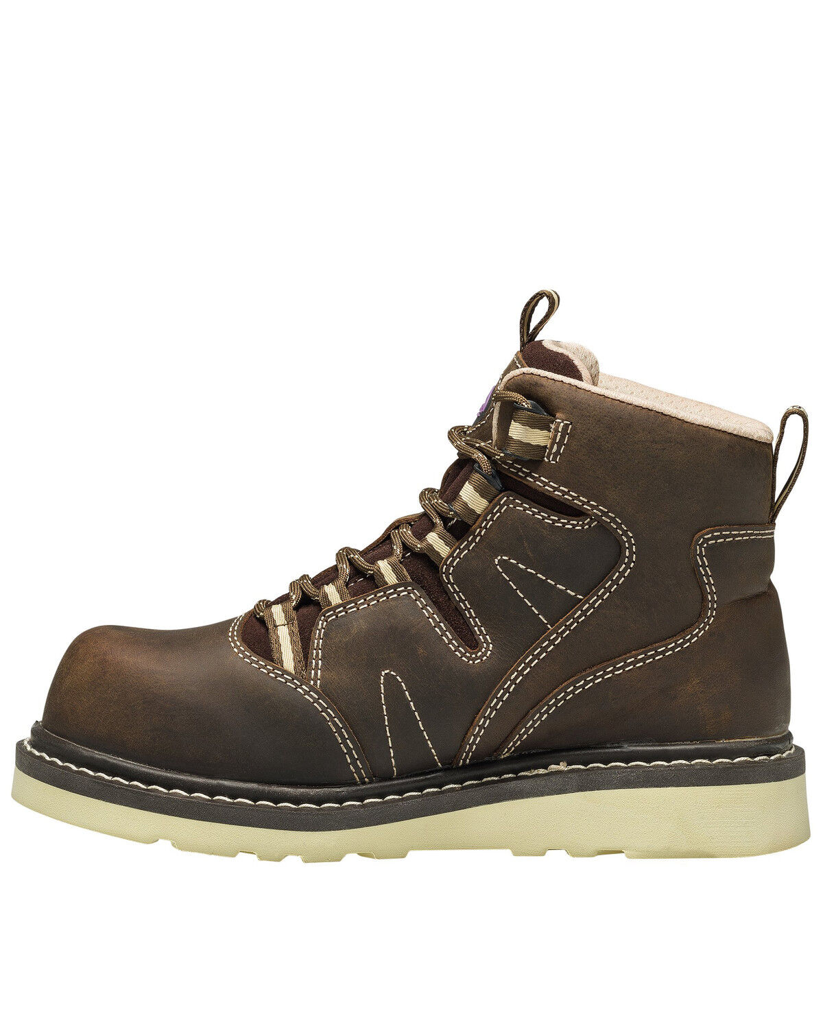 womens wedge work boots