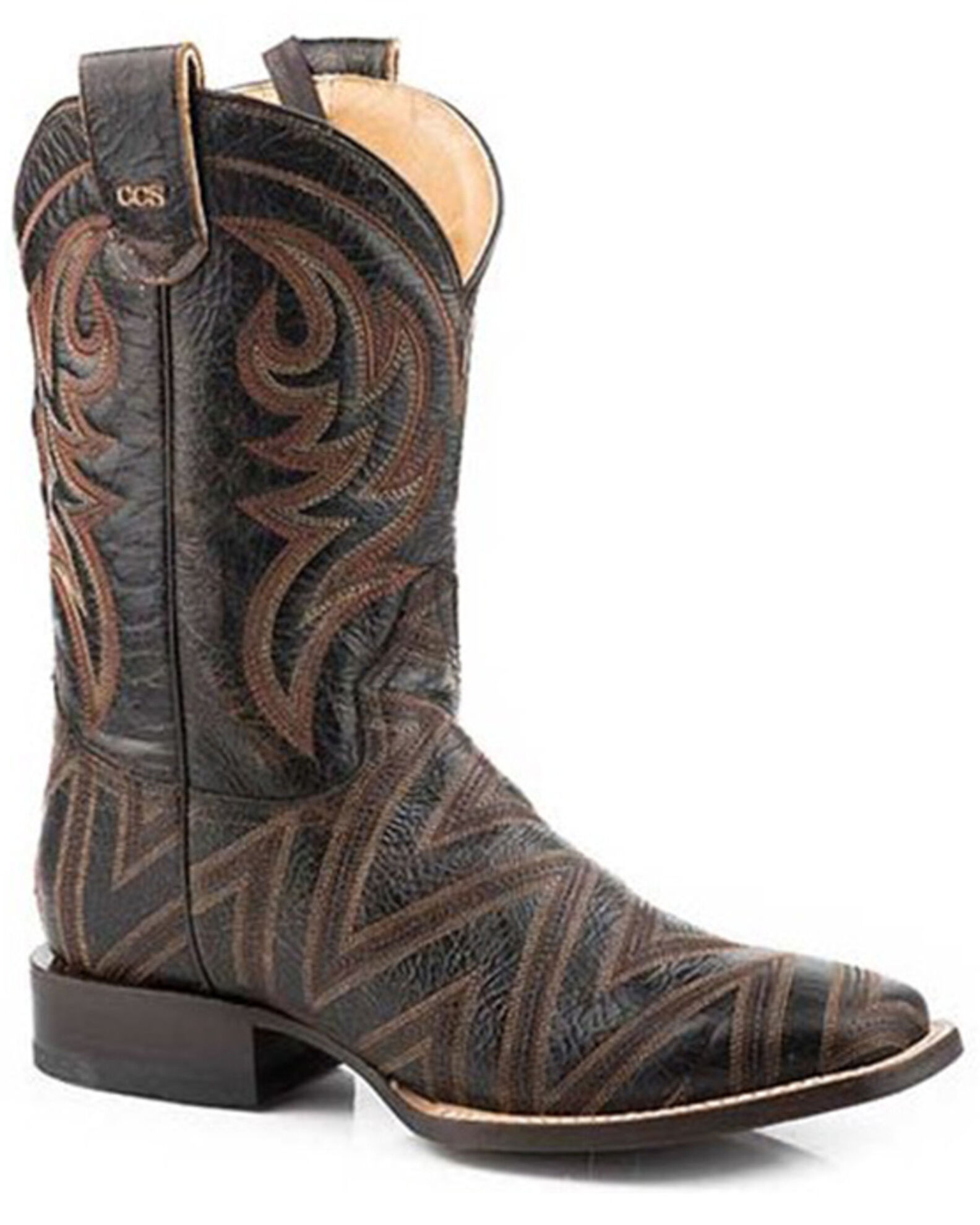Mens cowboy boots with crosses cheap
