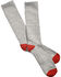 Boot Barn Youth Crew Sock 3 Pack, Heather Grey, hi-res