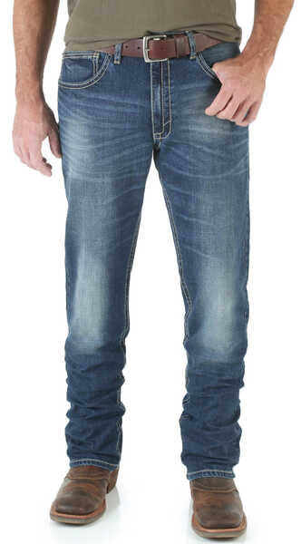 Wrangler 20X Men's Midland 42 Vintage Slim Bootcut Jeans , Denim, hi-res