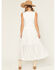 Image #3 - Miss Me Women's Lace Floral Embroidered Button-Front Midi Skirt, White, hi-res