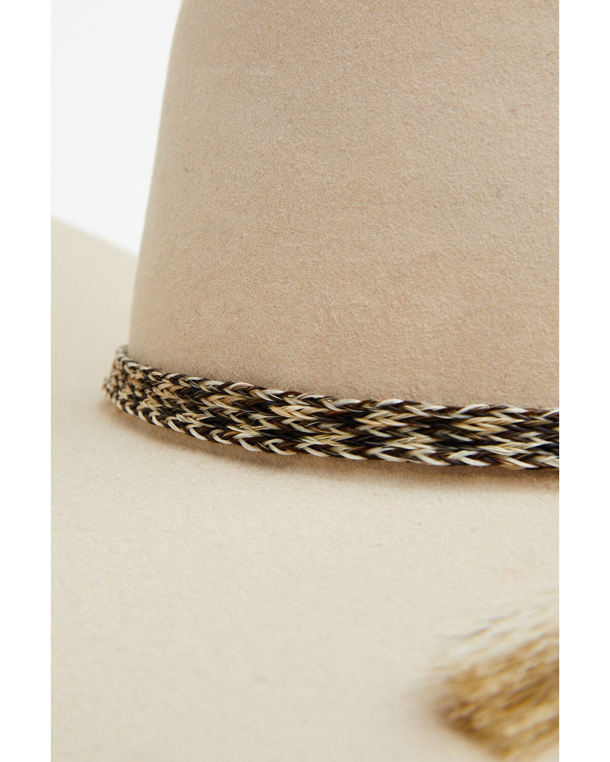 Image #2 - Colorado Horsehair Double Tassel Horsehair Hatband, Natural, hi-res